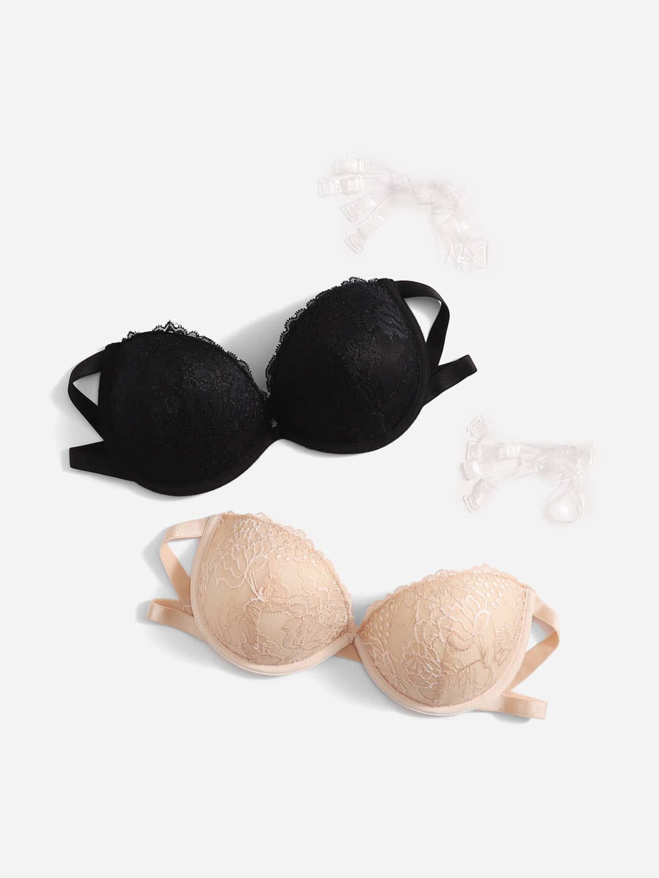 2pack Floral Lace Underwire Bra