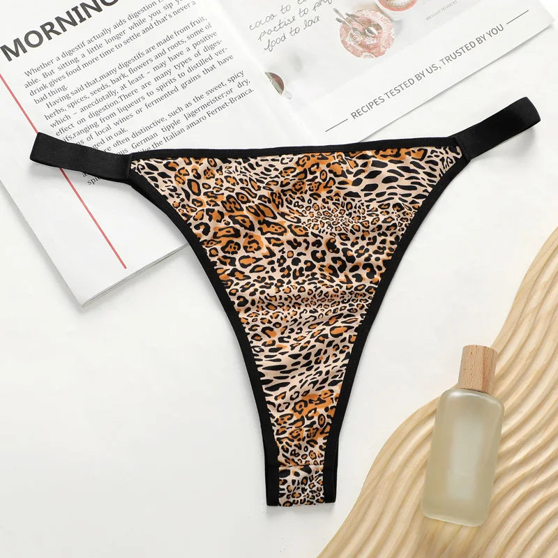 Plus Size Leopard Print G-string