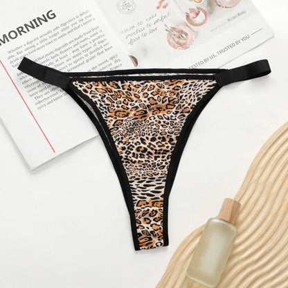 Plus Size Leopard Print G-string