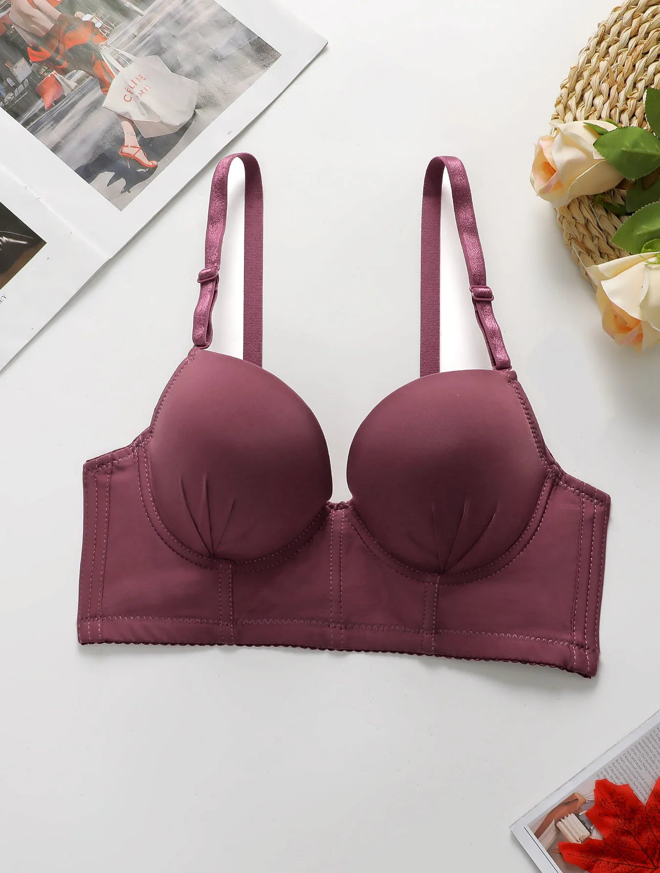 Longline Super Push Up Bra