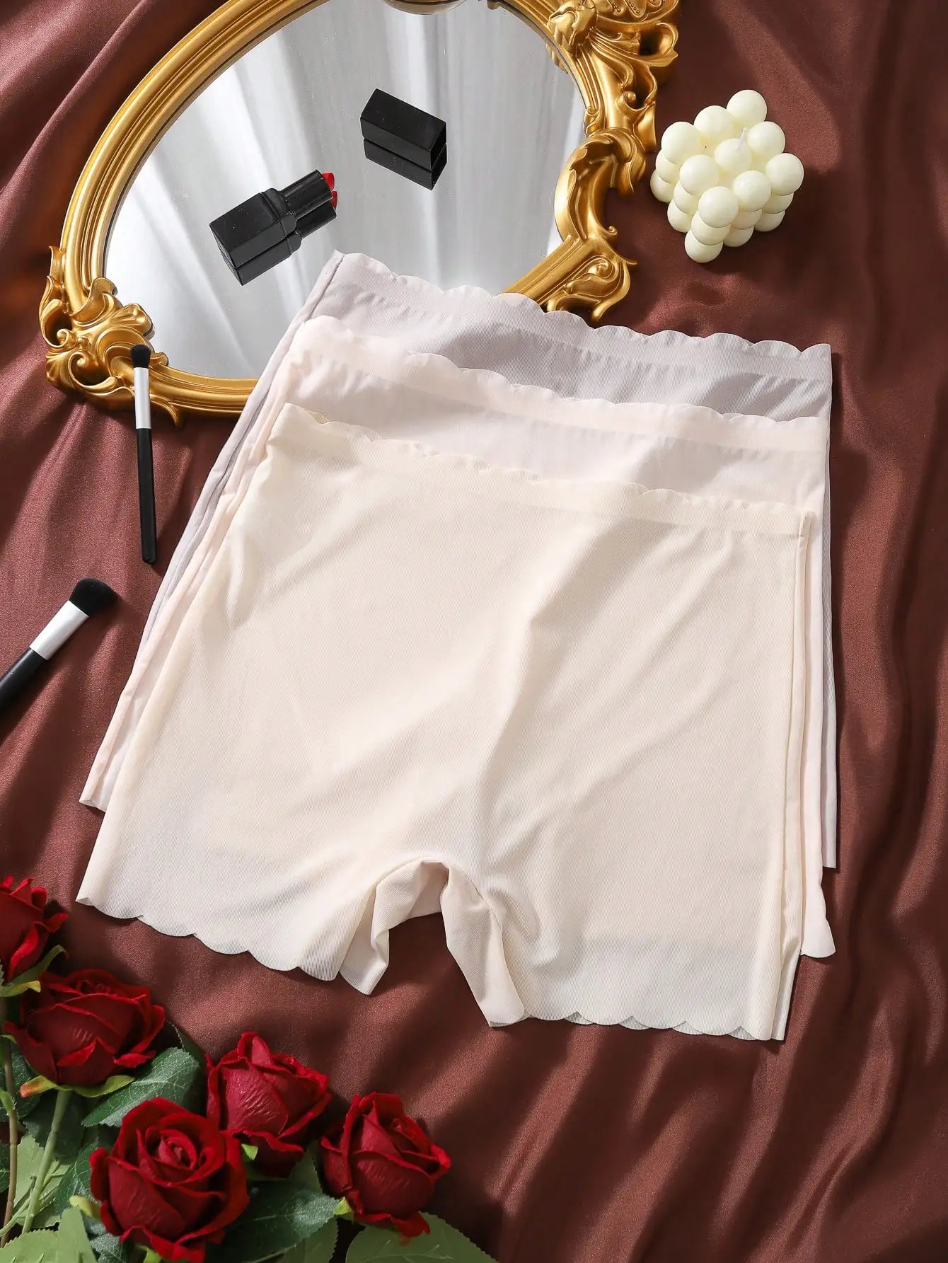 3Pcs Ice Silk Seamless Panties