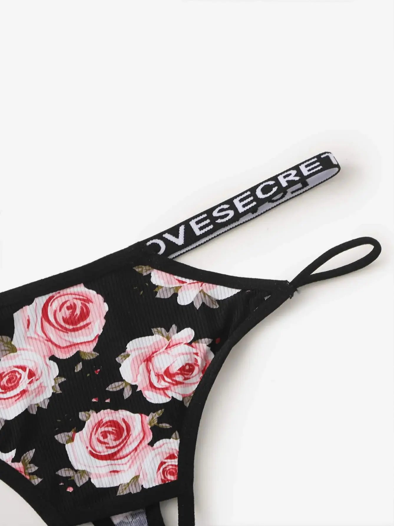 5Pcs Flower Printed G-string Thongs