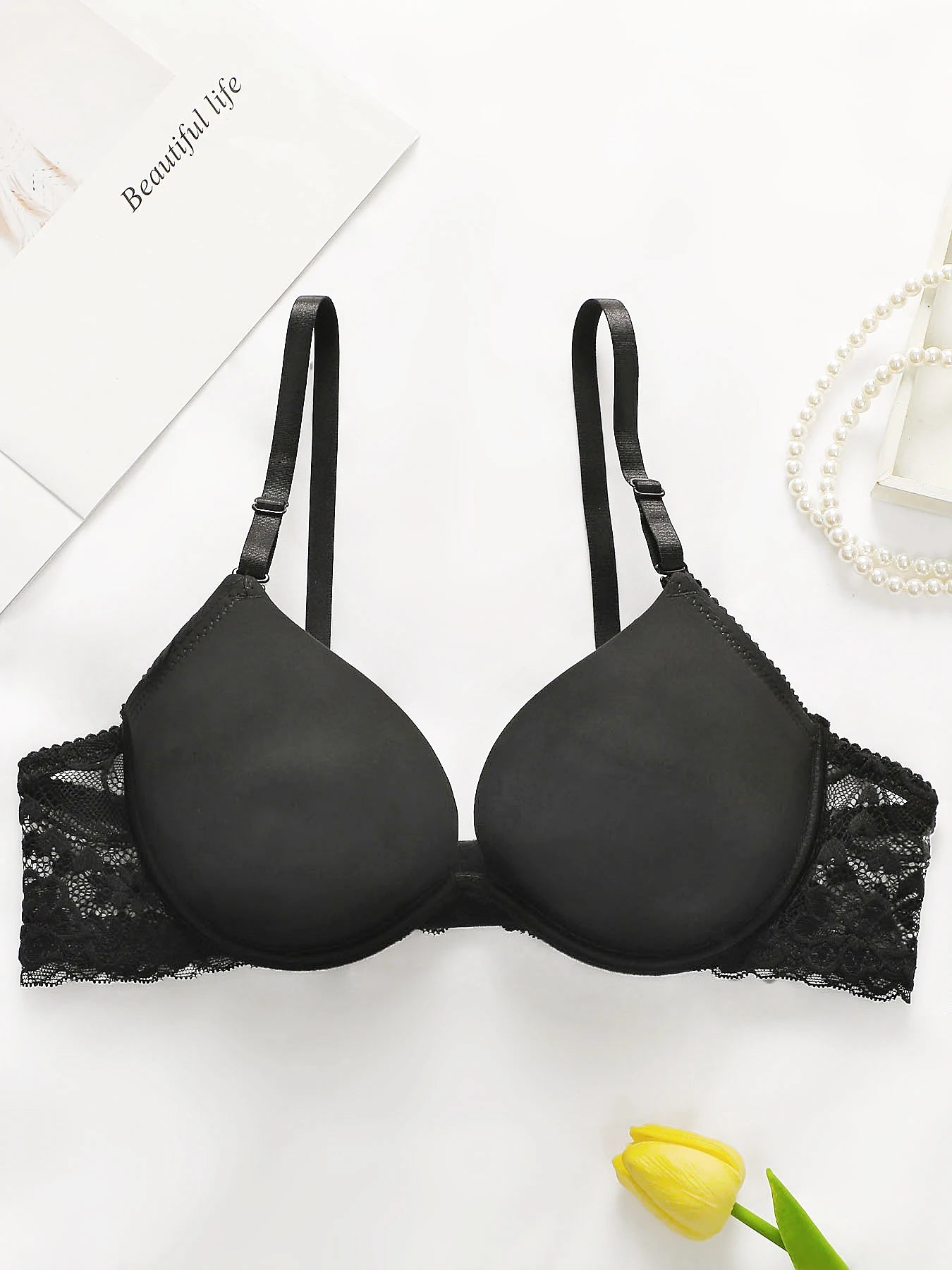 Lace Push Up Underwire Bra