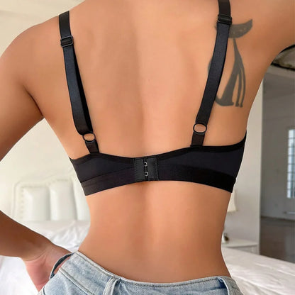 Black Lace Wireless Bra